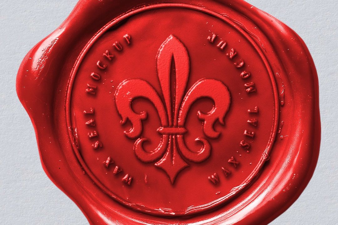 Wax Seal Mockup Set – 6 Isolated Stamps – Vol. 02